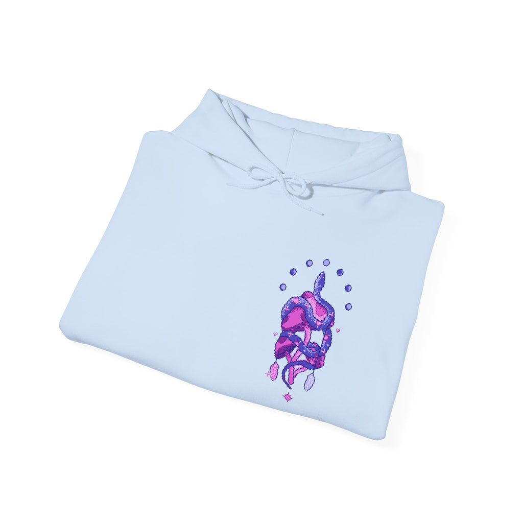 Hoodie — Neon Dream Skull Graphic Pullover