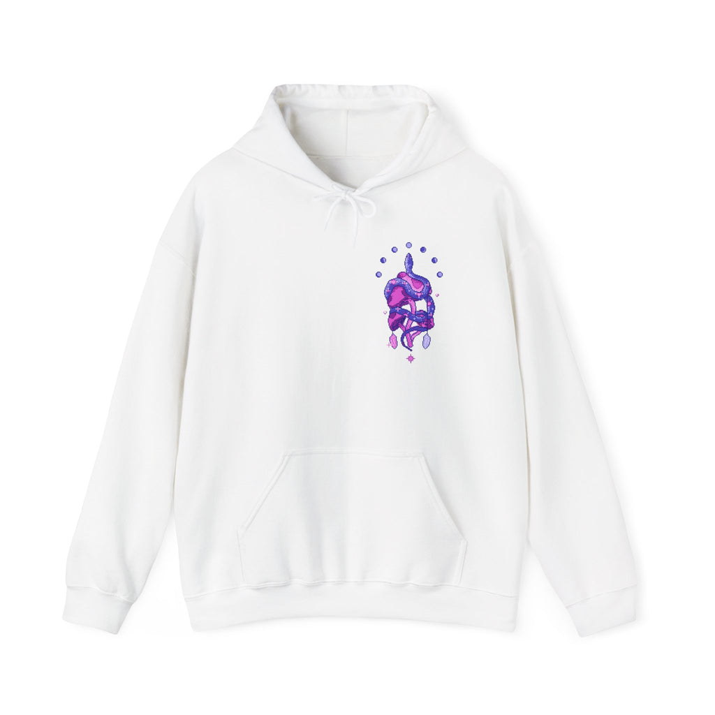 Hoodie — Neon Dream Skull Graphic Pullover