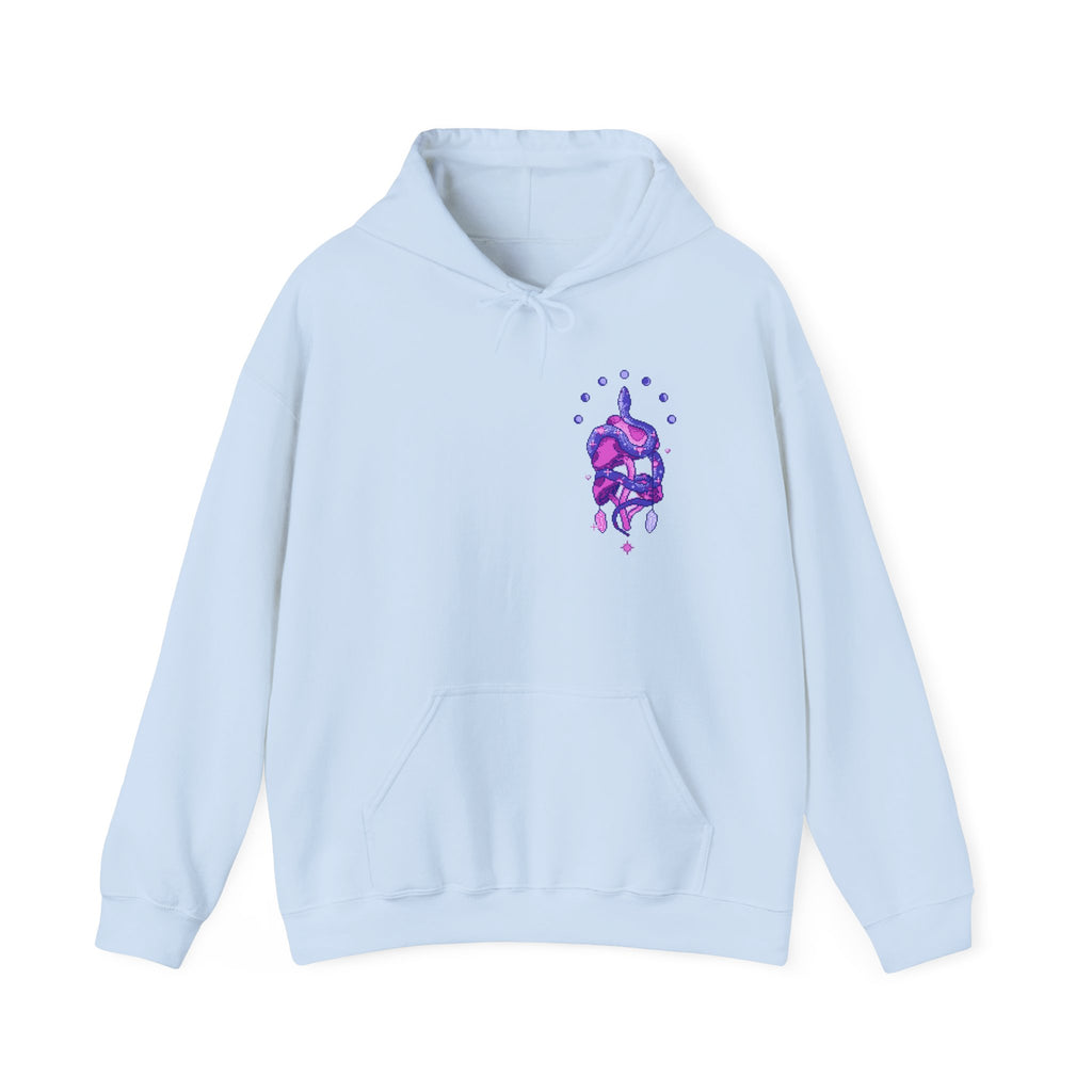 Hoodie — Neon Dream Skull Graphic Pullover