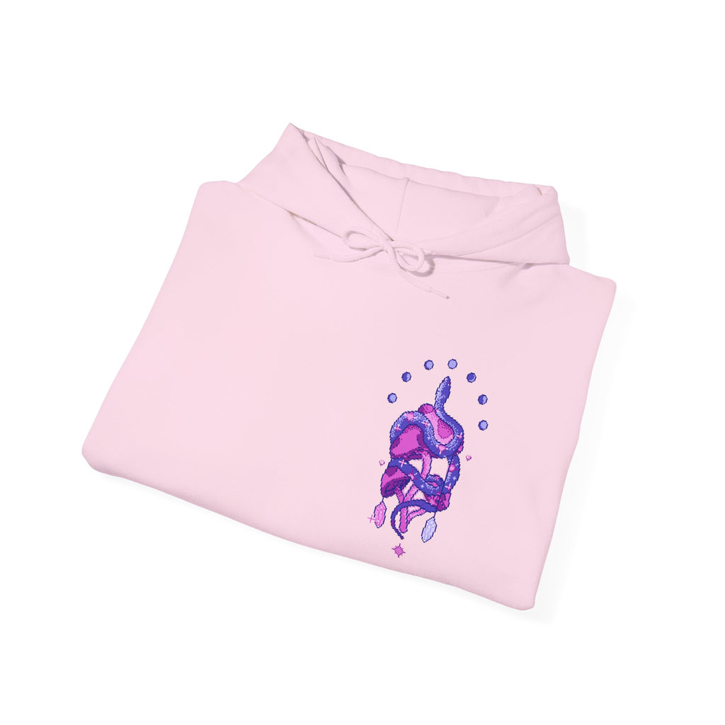 Hoodie — Neon Dream Skull Graphic Pullover