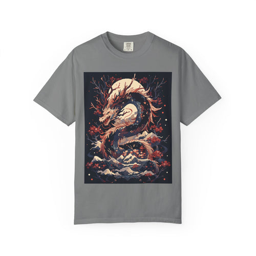 Dragon Moon T-Shirt — Mythical Eastern Dragon Graphic Tee