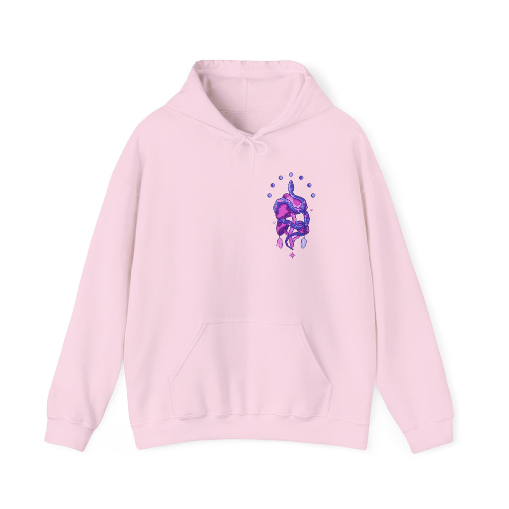 Hoodie — Neon Dream Skull Graphic Pullover