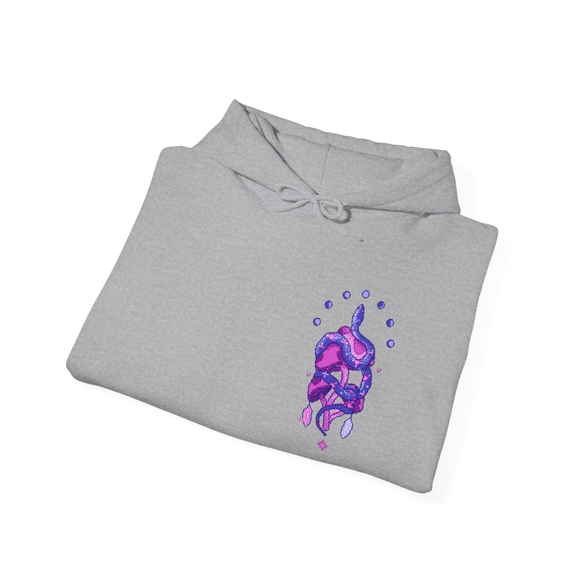 Hoodie — Neon Dream Skull Graphic Pullover